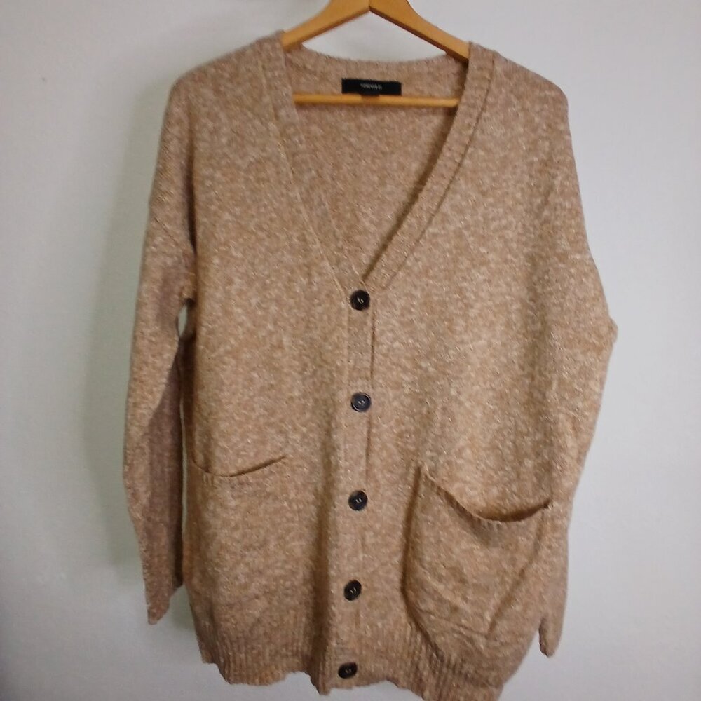 UEC  Forever 21 Brown Classic Cardigan with pockets size large